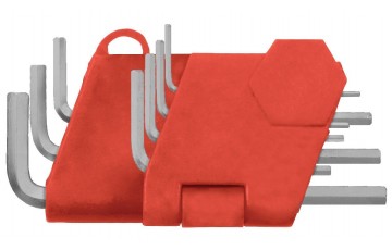 Ключи шестигранные (CrV, 0,7-3,0 мм, в пластиковом держателе) 7 шт FIT 