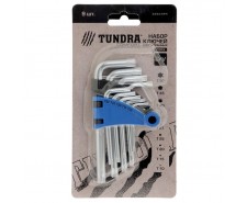 Набор ключей TORX TUNDRA, T10 - T50, 9 шт., CrV