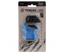 Набор ключей TUNDRA comfort black, TORX, CrV T10 - T50, 9 шт