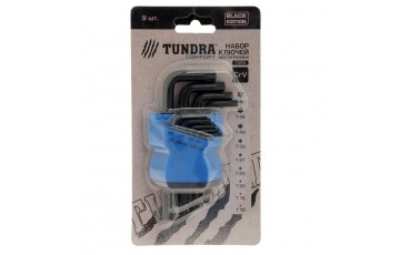 Набор ключей TUNDRA comfort black, TORX, CrV T10 - T50, 9 шт