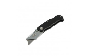Нож универсальный TUNDRA premium, корпус металл, трапеция, складной